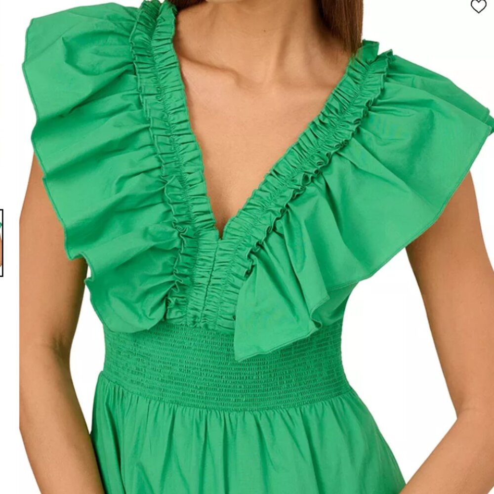 Adrianna by Adrianna Papell Women's Ruffled Maxi Dress